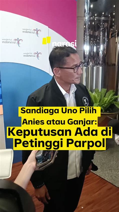 Narasi Newsroom On Twitter Sandiaga Uno Juga Menanggapi Terkait