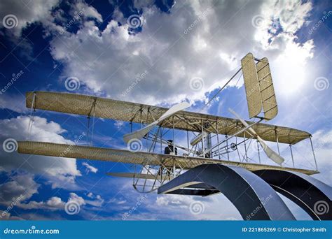 Wright Flyer Sculpture By Larry Godwin Editorial Stock Image Image Of