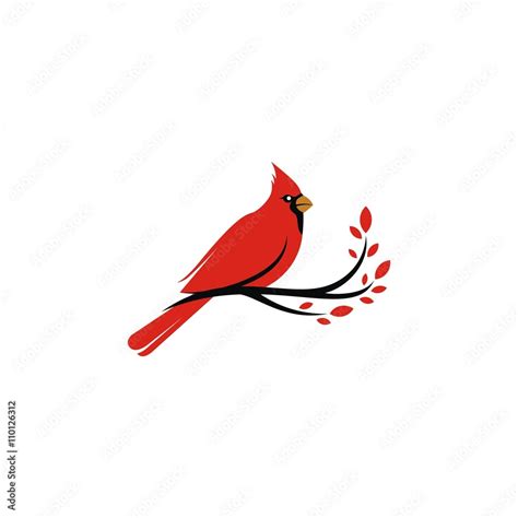 Cardinal logo vector Stock Vector | Adobe Stock