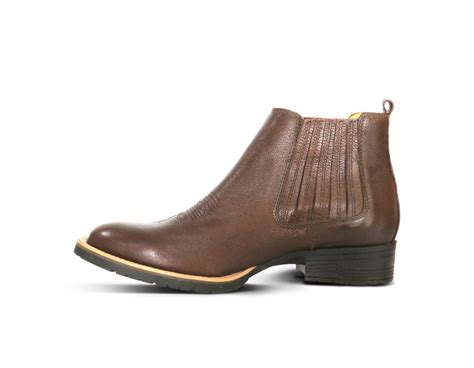 Botina Masculina Couro Floater Chocolate Silverado Botas