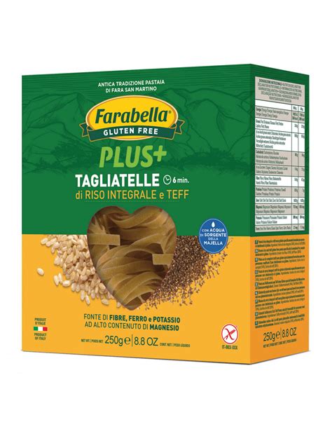 Pasta Senza Glutine Farabella Tagliatelle Riso Integrale E Teff G