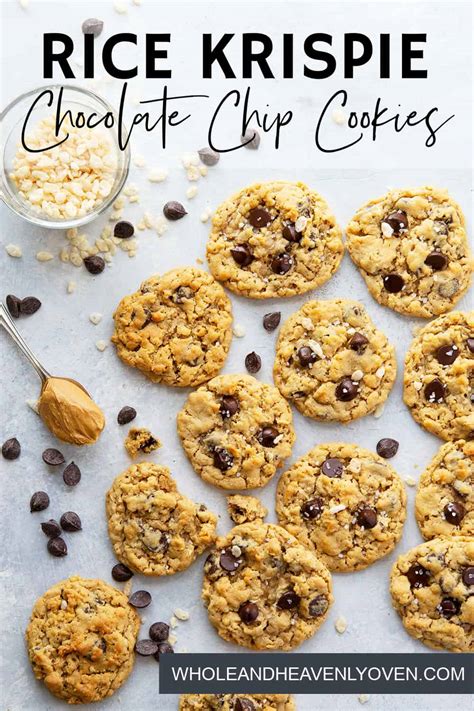 Peanut Butter Rice Krispie Chocolate Chip Cookies