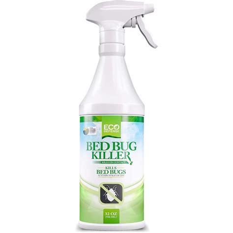 Eco Defense Bed Bug Spray Usda Biobased Bed Bug Killer And Dust Mite