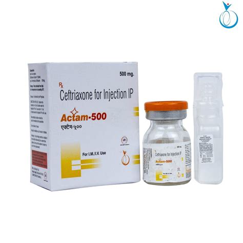 Actam Ceftriaxone For Injection Ip Mg At Rs Vial In