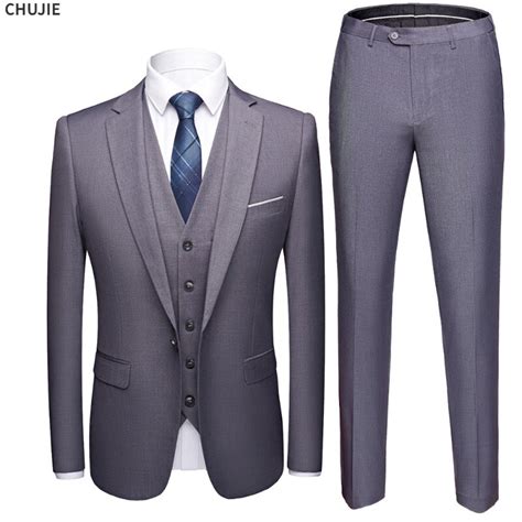 Conjunto De Terno Completo De Luxo Masculino Blazers 3 Pe As Casamento