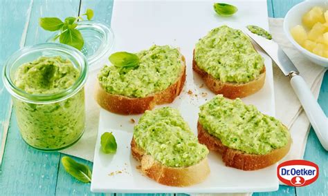 Krémové špargľové pesto s ananásom Recept Dr Oetker