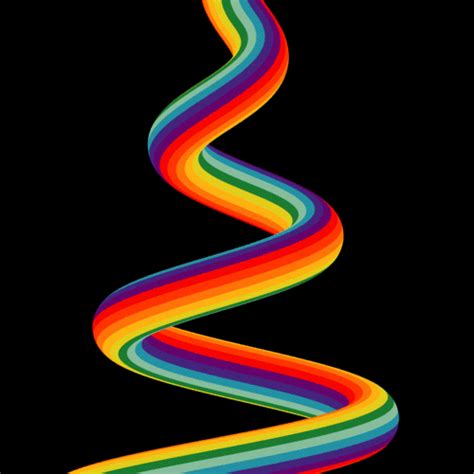 Trippy Flowing Rainbow GIF | GIFDB.com