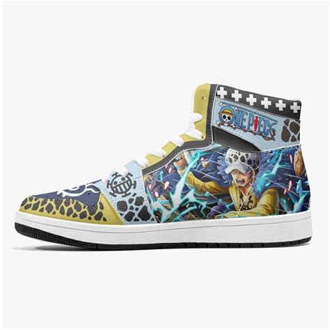 Trafalgar D. Law Onigashima One Piece Mid 1 Basketball Shoes for Kids