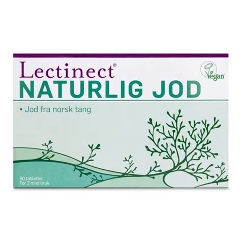 Lectinect Naturlig Jod 60 Tabletter Apotekhjem Rask Rimelig Og