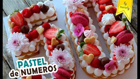 Tarta De NUMEROS Y LETRAS Tendencia 2018 By Marielly Tartas De