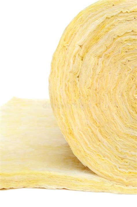 Roll Of Fiberglass Insulation Material Stock Photo - Image of ...