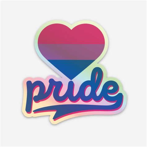 Bi Pride Sticker Sky Of Blue Cards