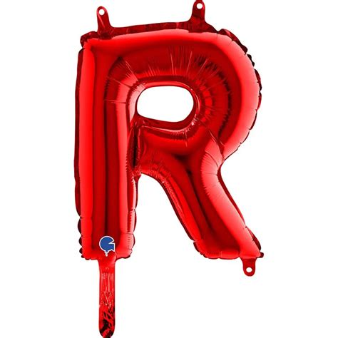 Ballon Aluminium Lettre R Rouge Cm Ballons Lettres Rouge Sur