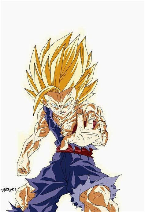 Gohan Ssj By Xeraarts Desenhos Dragonball Anime Luta Anime