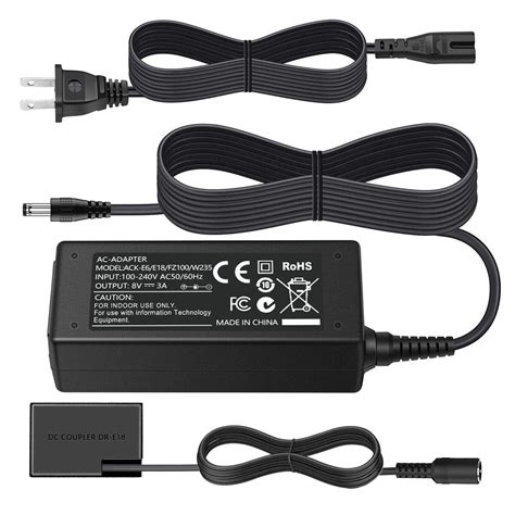 Ack E Dr E Dc Coupler Lp E Dummy Battery Ac Power Adapter Kit