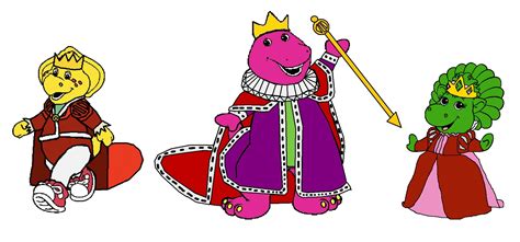 Image King Barney Princess Baby Bop And Prince Bj Barney Wiki