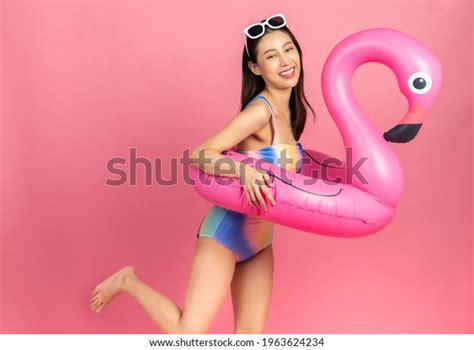 Beautiful Sexy Asian Woman Bikini Smiling Stock Photo 1963624234 Shutterstock