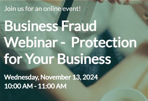 Nov 13 | Tompkins Community Bank Business Fraud Webinar | Mid Hudson ...