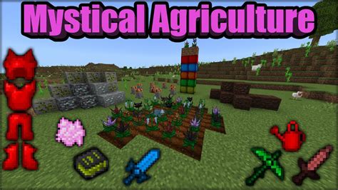 Mystical Agriculture Addon Minecraft PE MCPE Bedrock Edition Mod