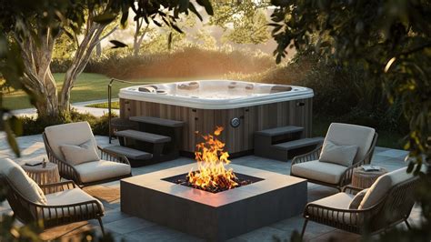 21 Amazing Hot Tub Fire Pit Combo Designs For Inspiration