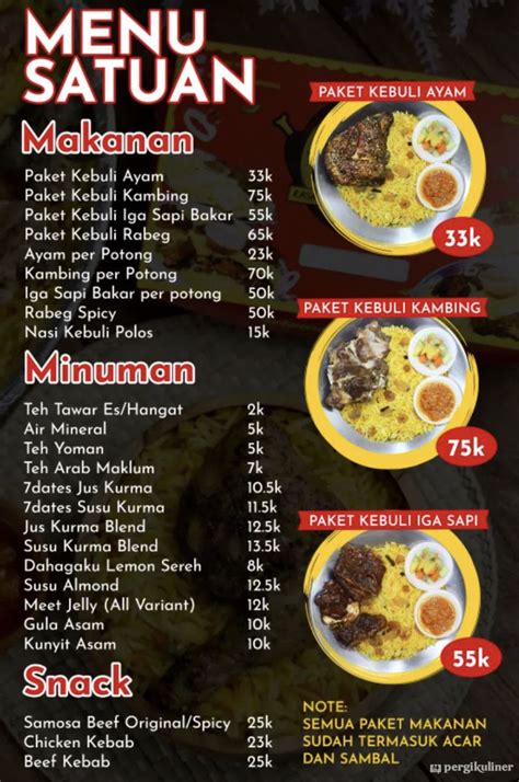 Selalu Diperbarui Menu Kebuli Yaman Cibodas Tangerang