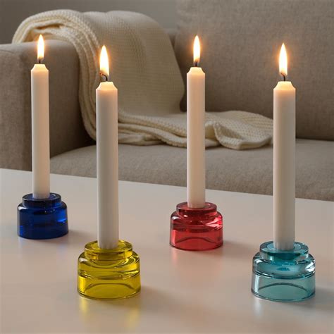 Ikea Adelhet Candlesticktealight Hldr Set Of 4 In 2020 Tea Lights Ikea Candles Candlesticks