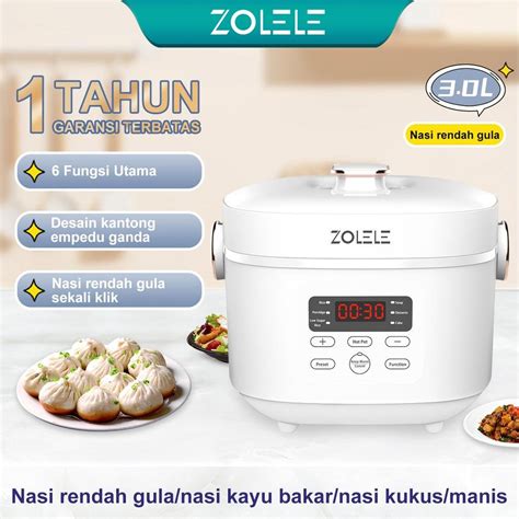 Jual Zolele Rice Cooker Magic Liter Penanak Nasi Alat Masak Nasi