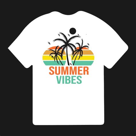 Camiseta de verano diseño paraíso de verano verano playa vacaciones