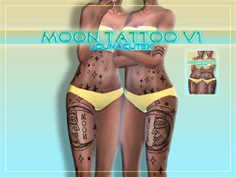 Swatches Found In Tsr Category Sims Female Tattoos Sims