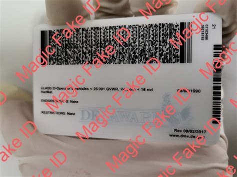 New Delaware Driver License Magicfakes Scannable Fake Ids Magic