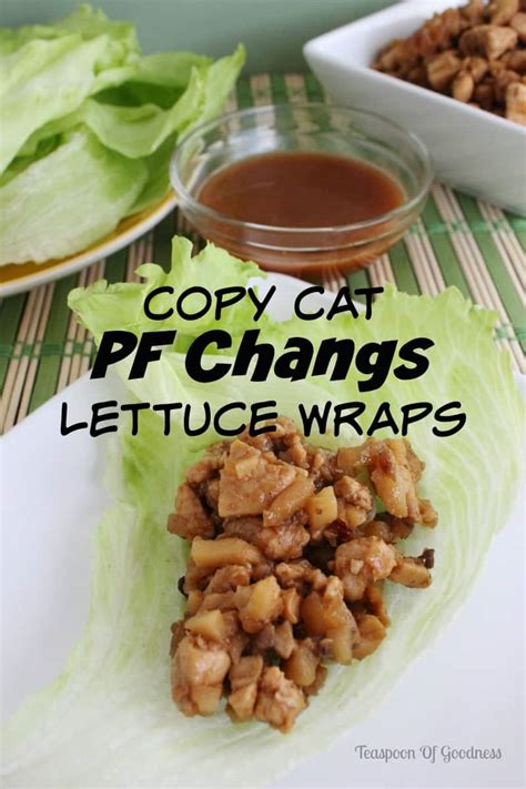 Copycat PF Changs Lettuce Wraps | Teaspoon Of Goodness