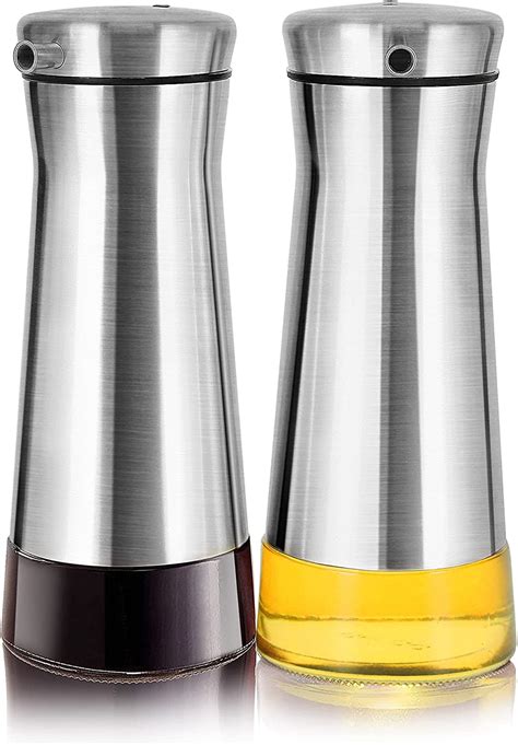 Aelga Olive Oil And Vinegar Dispenser Bottle Set 2 Pack Elegant