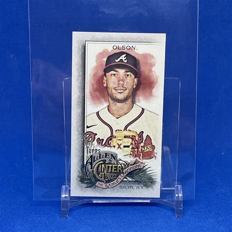 2022 Topps Allen And Ginter Base Mini A G Back 57 Matt Olson Atlanta