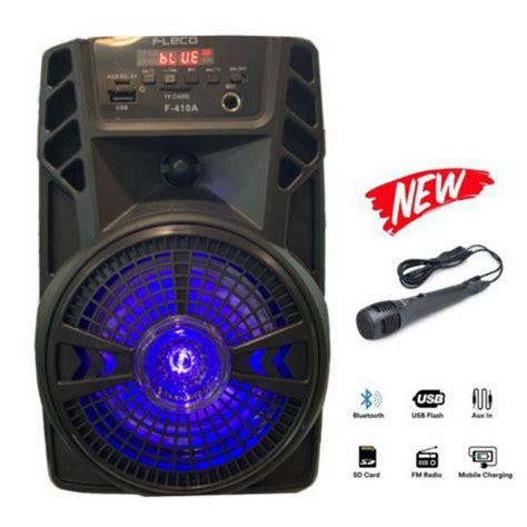 Jual SPEAKER BLUETOOTH FLECO SX 5008 5 INCH F 410 PLUS MIC SALON AKTIF