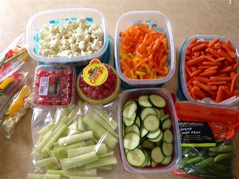 Raw Veggies Make A Mixed Veggie Snack Bag For Easy On The Go Veggies