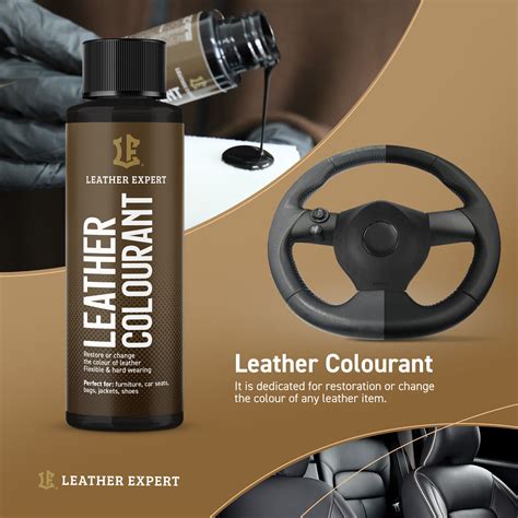 Schwarz Leder Lenkrad Reparatur Set Lederfarbe Lack F R Audi Bmw