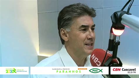 Entrevista Leonaldo Paranhos Candidato Prefeitura De Cascavel