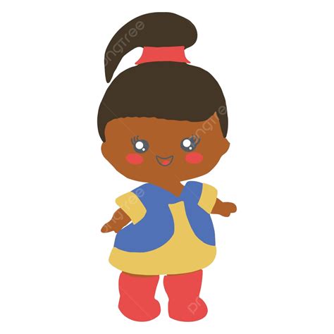 Newborn Black Baby Girl Clipart