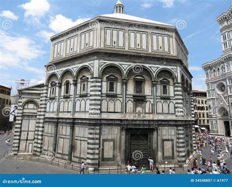 Florencia Baptisterio De Saint John Fotografía Editorial Imagen De