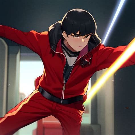 Akira: Kaneda dodging lasers by RefinedPermutations on DeviantArt