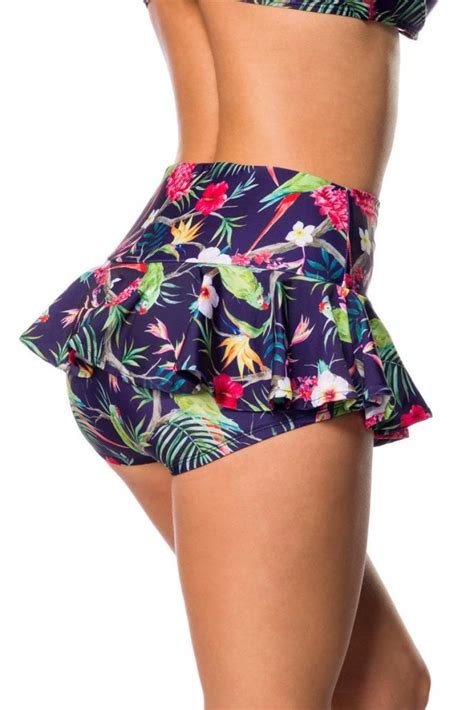 Floral Bikini Skirt Swimwear Oddsailor