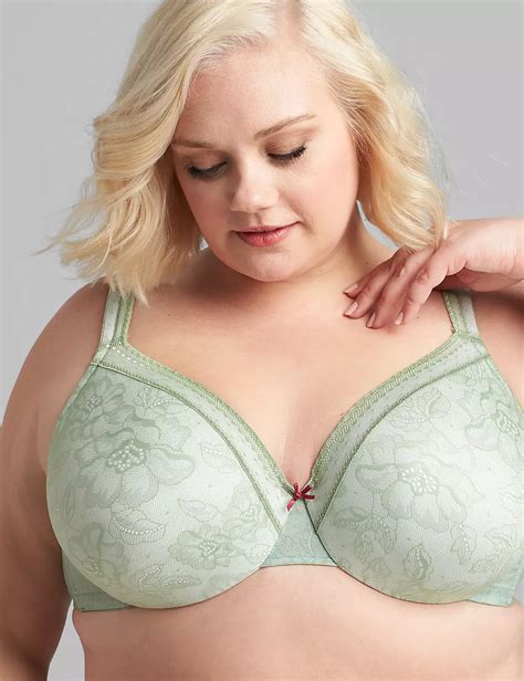 Modern Lace Lightly Lined Full Coverage Bra Lanebryant