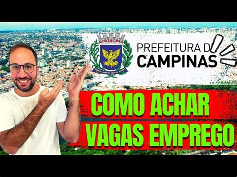 Achar Vagas Emprego Em Campinas Youtube