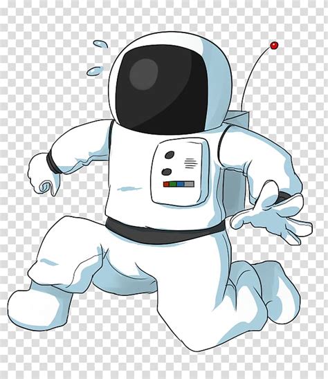 Astronaut Cartoon Outer Space Astronaut Transparent Background PNG