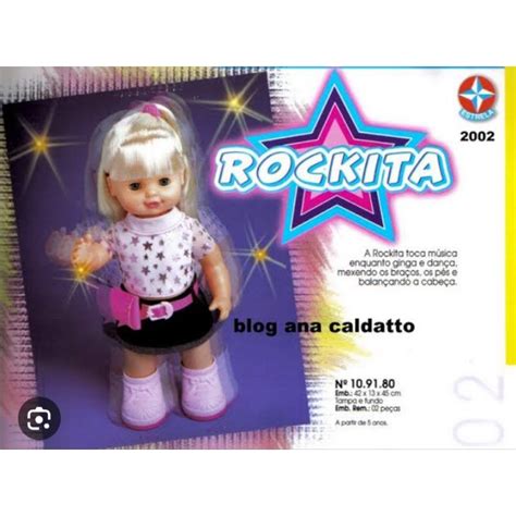 Boneca Rockita Da Eliana Estrela Anos 2000 Original Shopee Brasil