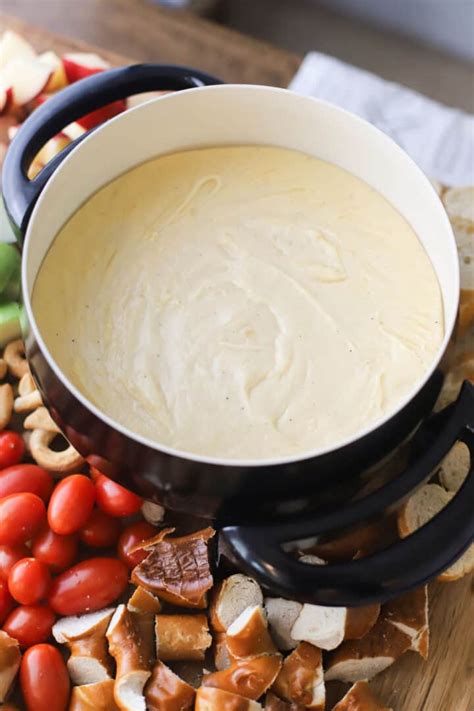 Easy Cheese Fondue Recipe - The Carefree Kitchen