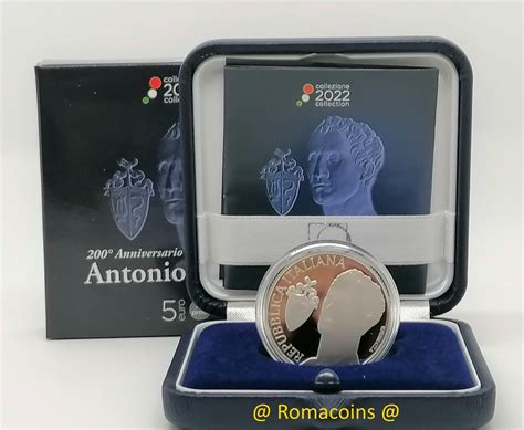 Euro Italia Antonio Canova Argento Proof Romacoins