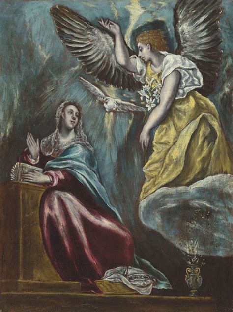 The Annunciation El Greco Artwork On Useum