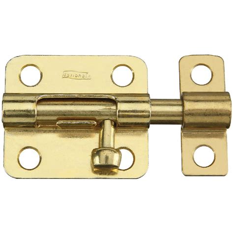 National 2 12 In Brass Steel Door Barrel Bolt N151480 1 Each Ebay