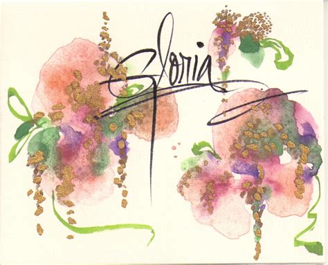 5 WATERCOLOR NOTECARDS PERSONALIZED